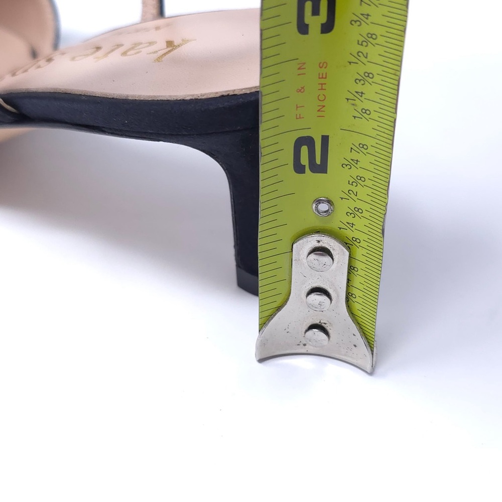 Kate Spade Marseille Satin Bow Slingback Dress Pumps Size 6B Black - Picture 10 of 11